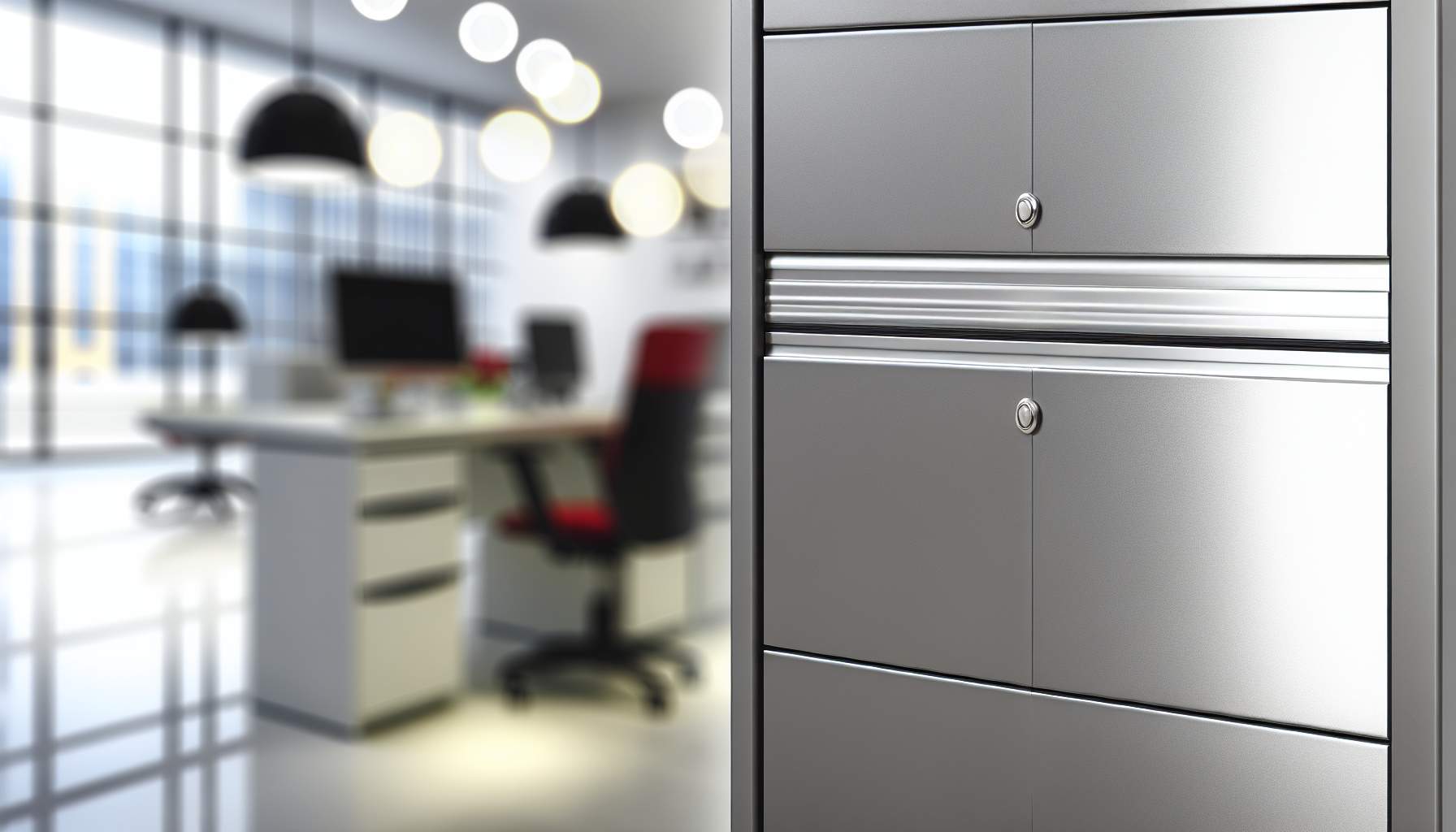 Armoire métallique à rideau : sécurité optimisée