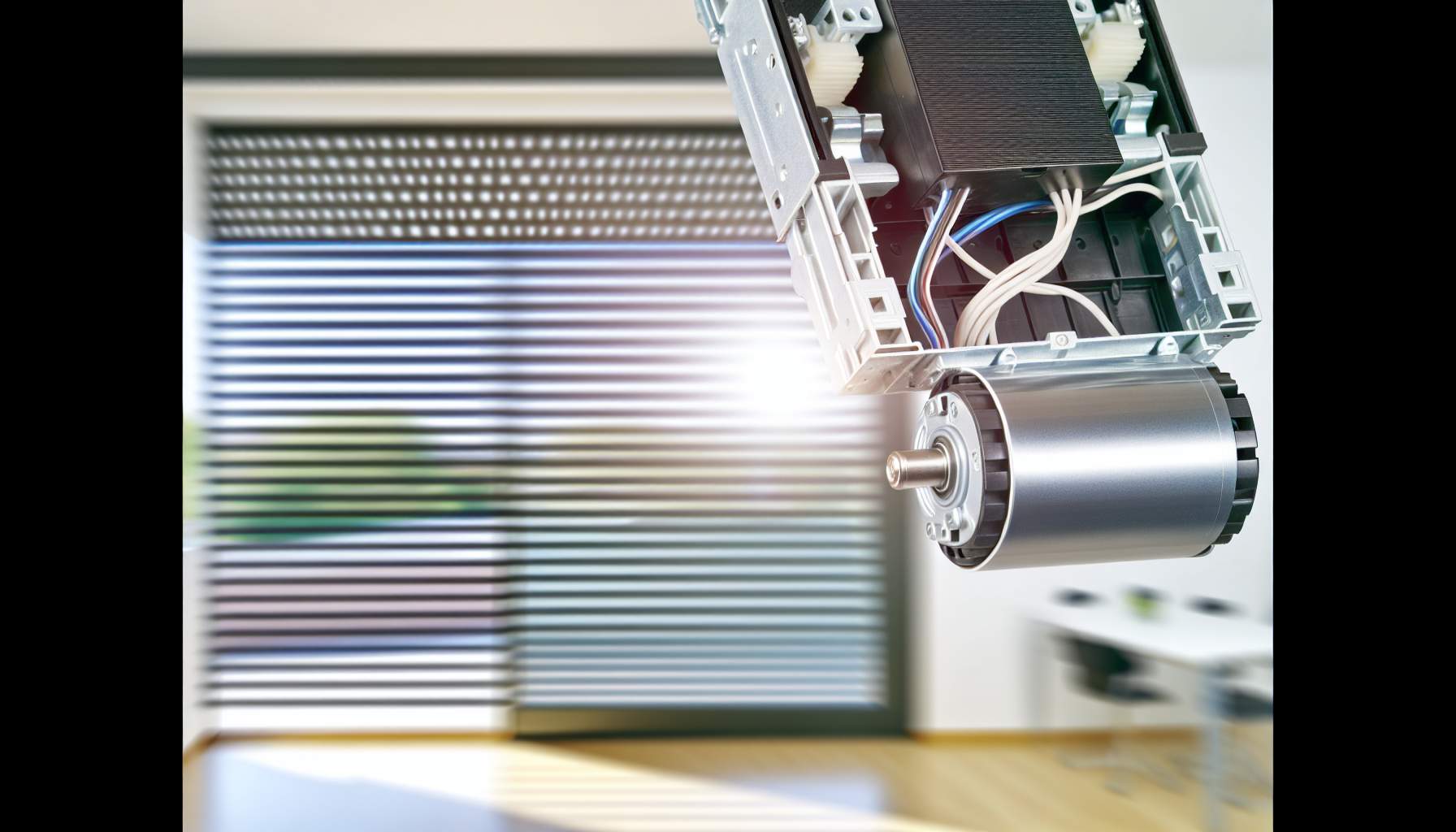 Installation facile de moteur volet roulant