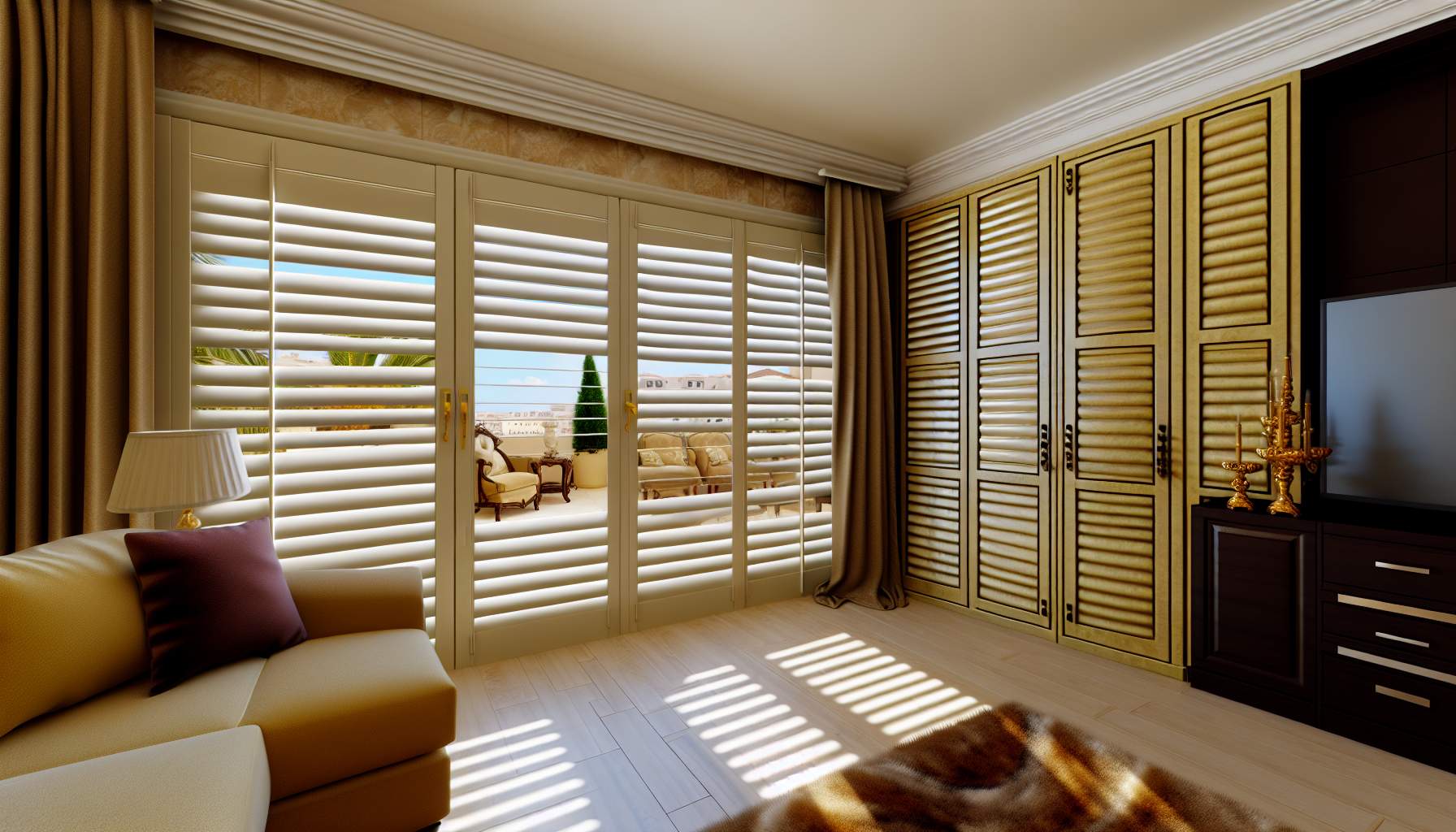 Porte volet intérieur: secrets pour un style chic