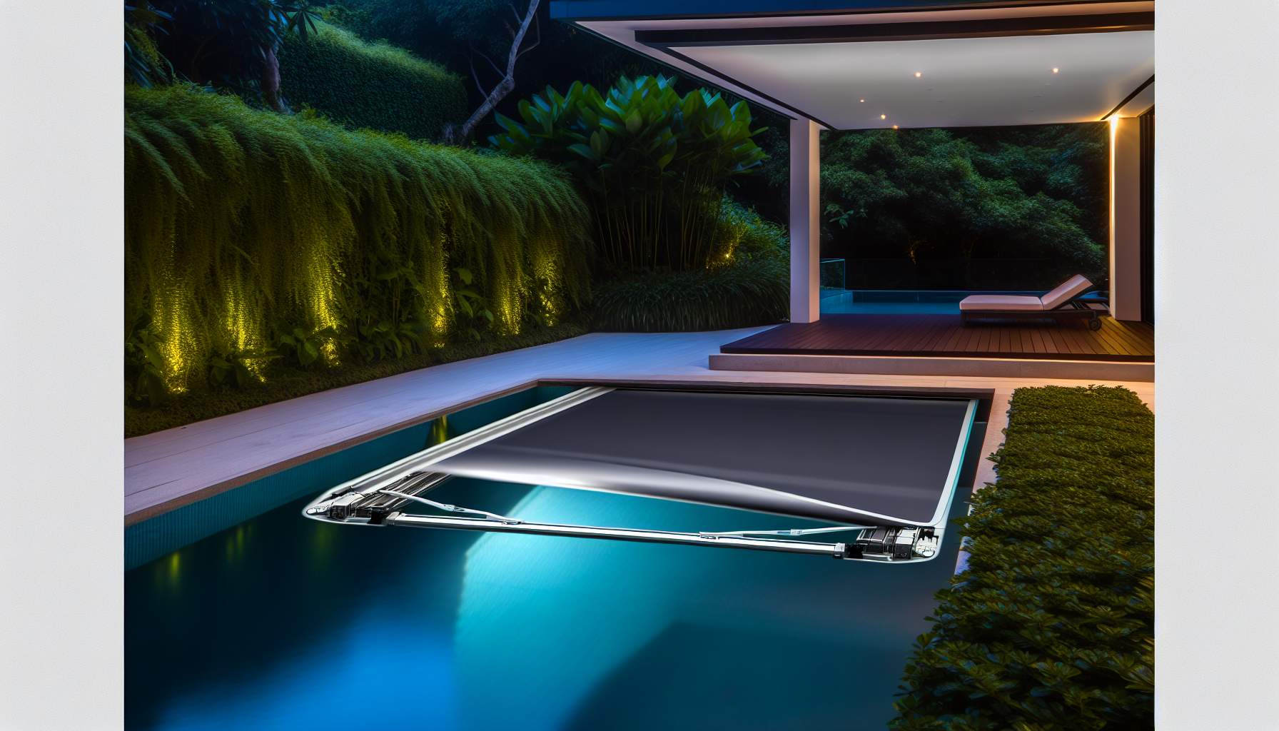 Volet piscine automatique : sécurité et style unique