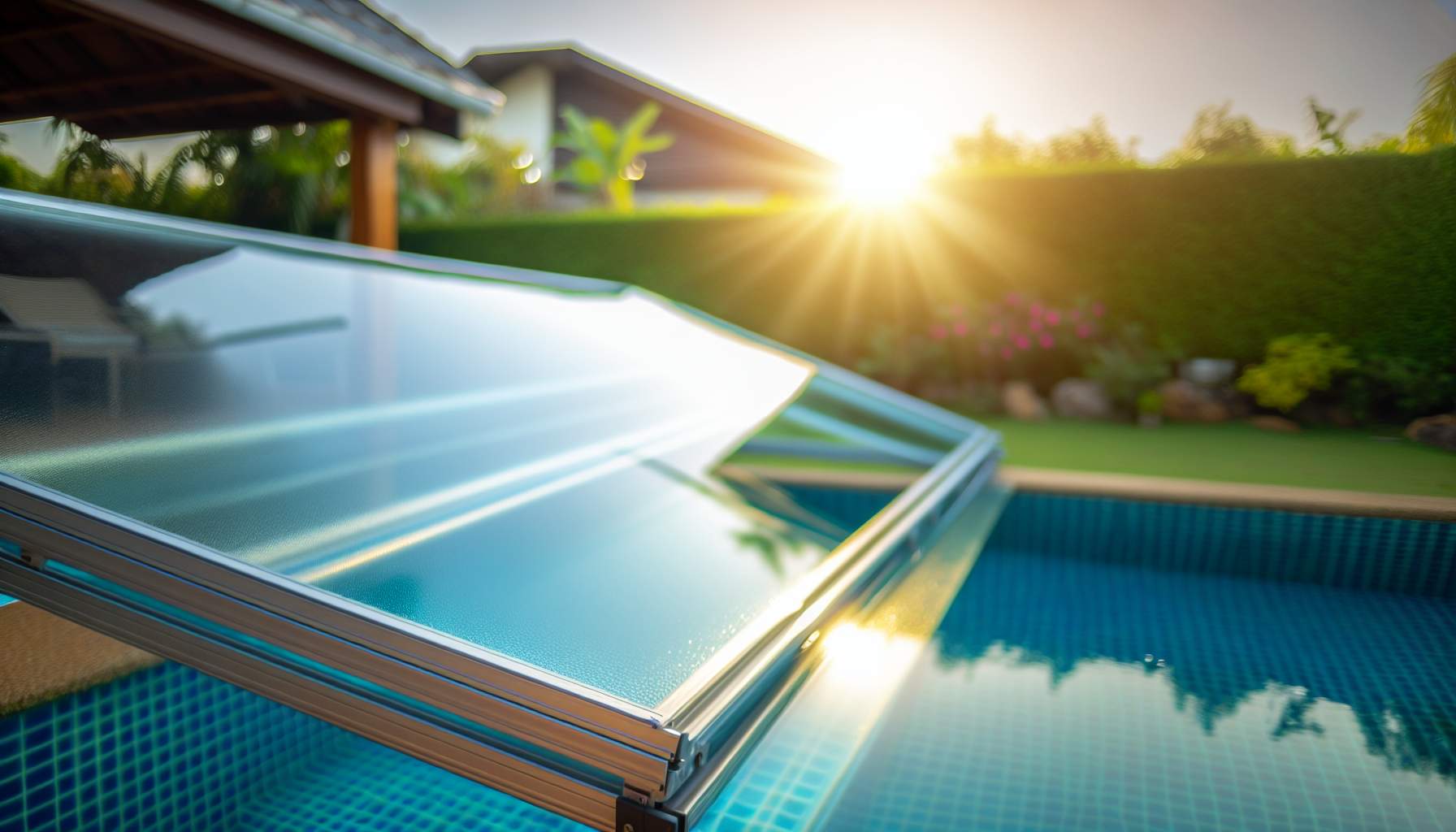 Volet piscine polycarbonate: votre atout sécurité