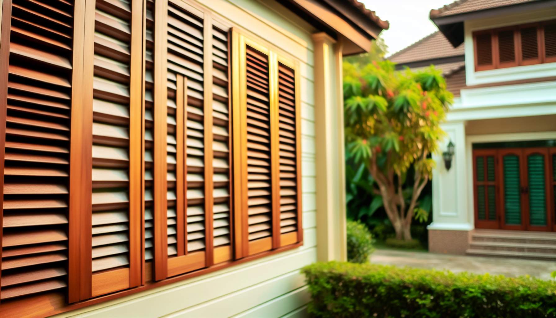 Volets bois: transformez vos fenêtres élégamment