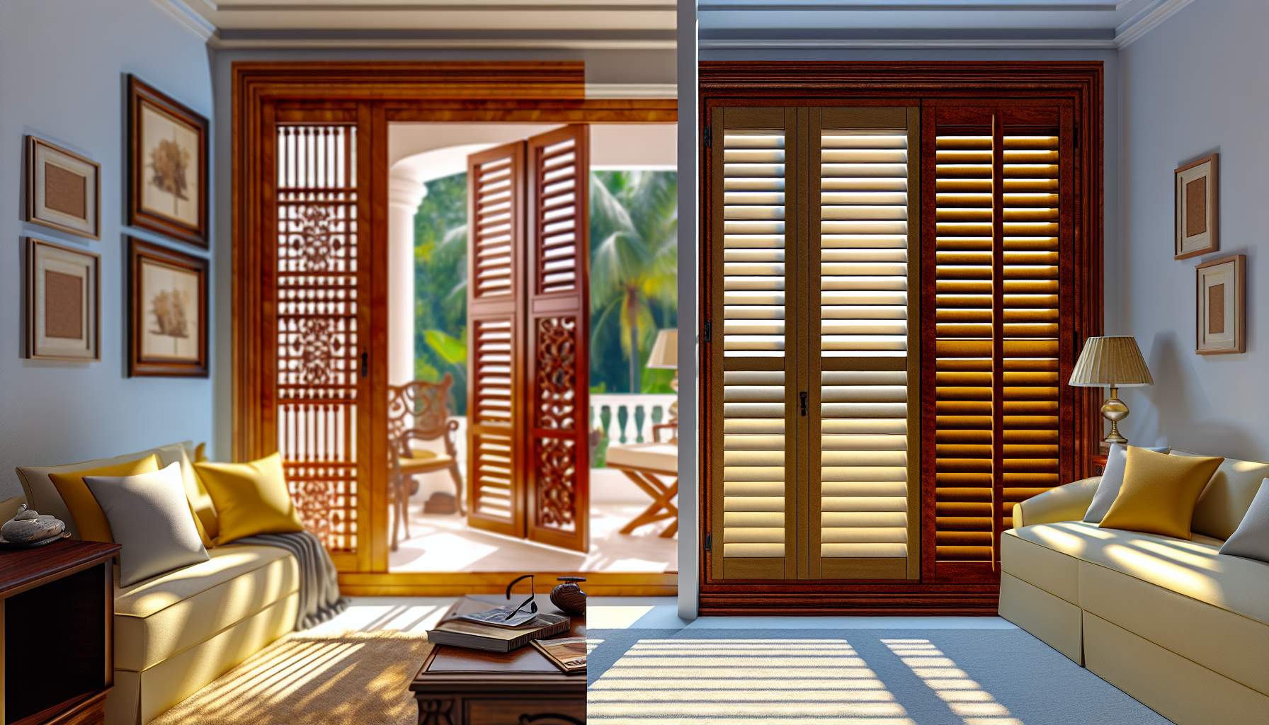 Volets intérieurs: découvrez styles et matériaux